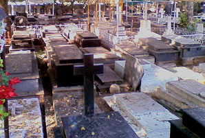 A cemetery in India