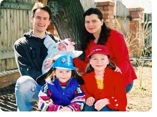 Pastor Vyacheslav Goncharenko and his family