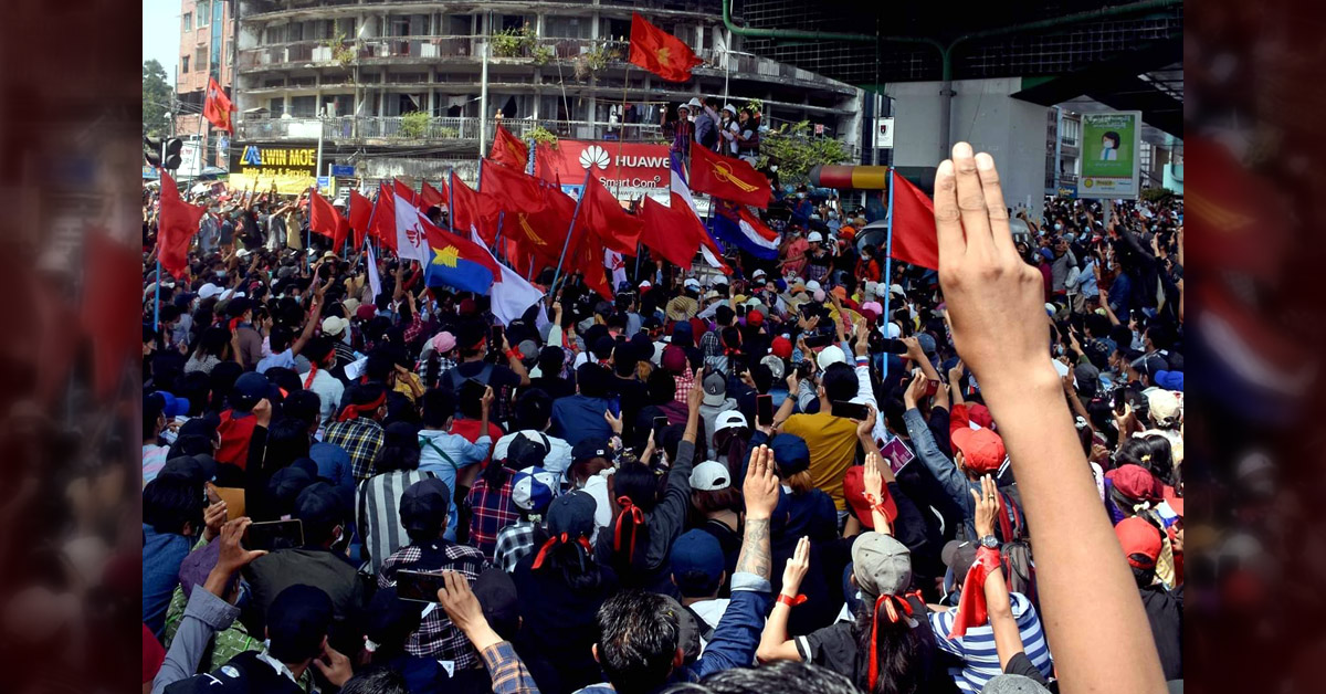 Protests in Myanmar