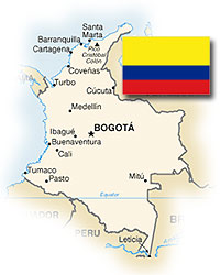 Colombia map