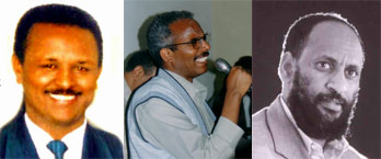 Haile Naizghi, Dr. Kiflu Gebremeskel and Tesfatsion Hagos