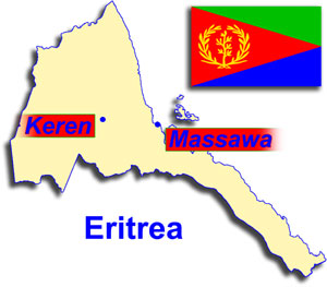 Eritrea map