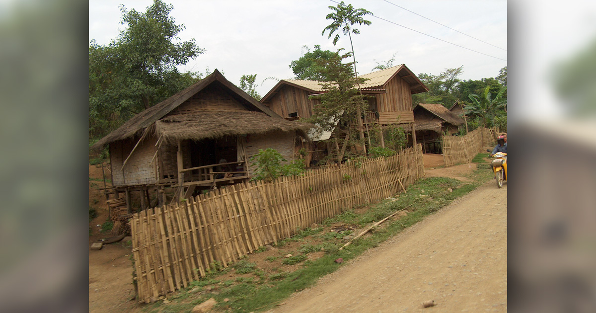 Laotian village