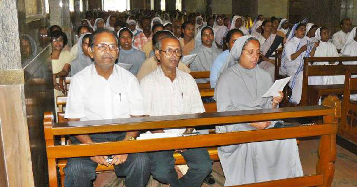 A congregation in Nepal.