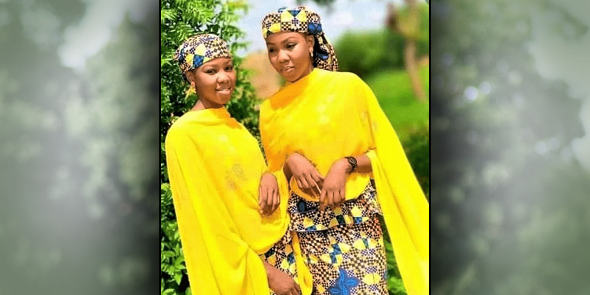 Hassana and Hussaina Garba - Photo: Facebook