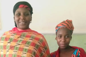 Sadiya Amos and her mother - Photo: World Watch Monitor