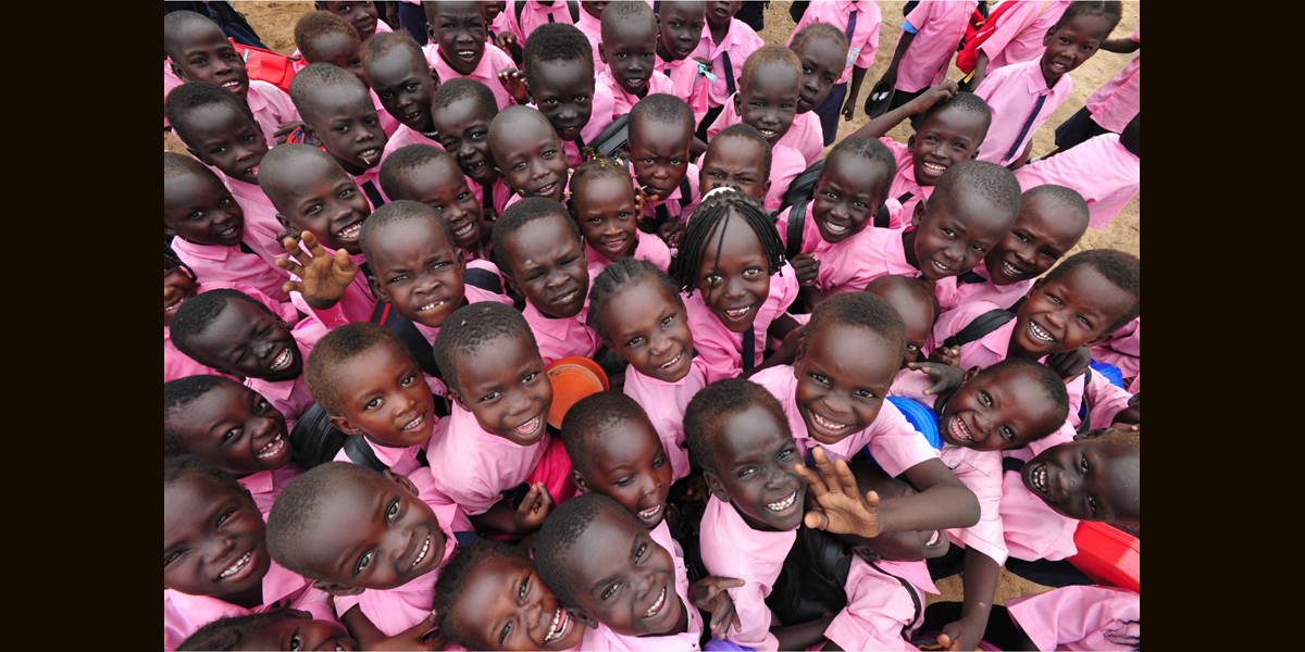 South Sudanese children