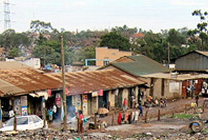 A village in Uganda