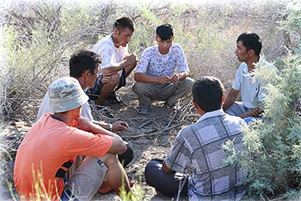 Prayer in the desert